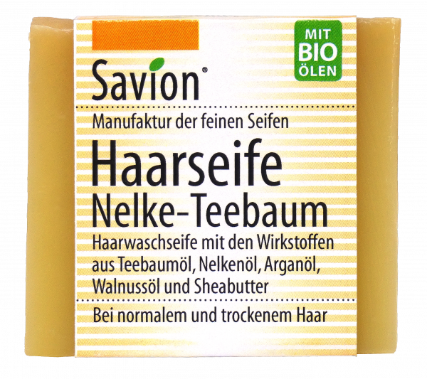 Haarwaschseife  Nelke-Teebaum  85g